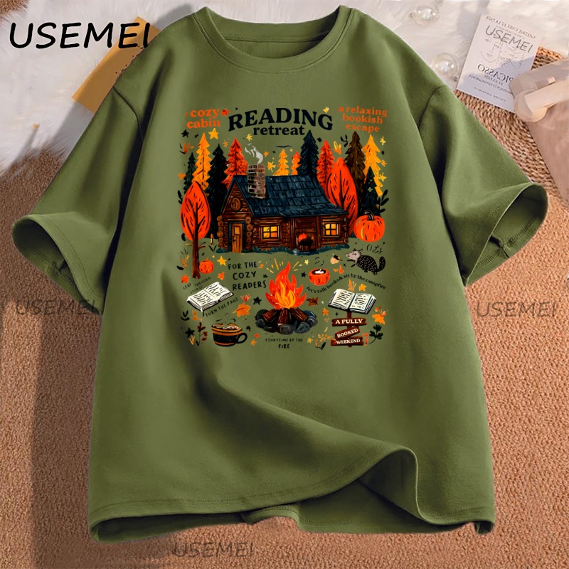 Cozy Cabin Reading Retreat T-s - Herbal Wellness Book review and price