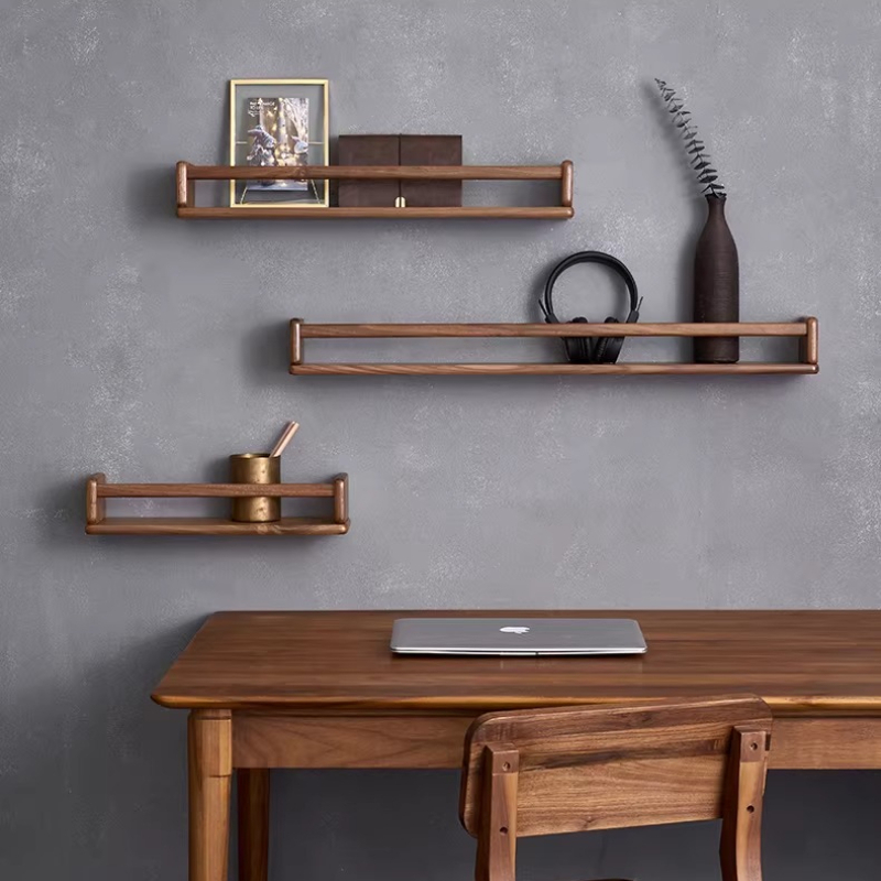 Solid Wood Wall Mounted Shelf  - Herbal Wellness Book review and price