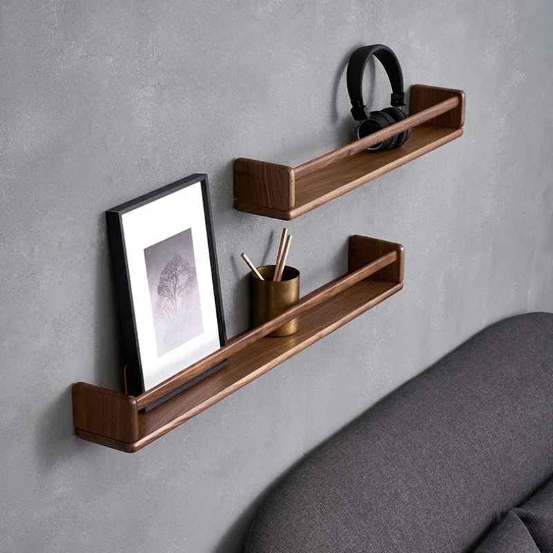Solid Wood Wall Mounted Shelf  - Herbal Wellness Book review and price