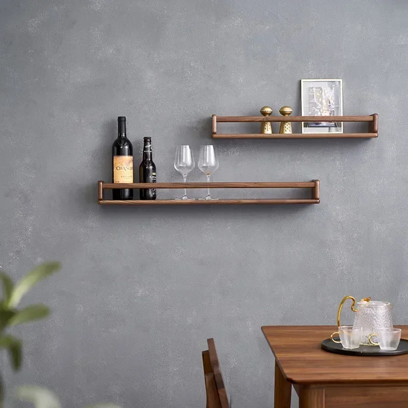 Solid Wood Wall Mounted Shelf  - Herbal Wellness Book review and price