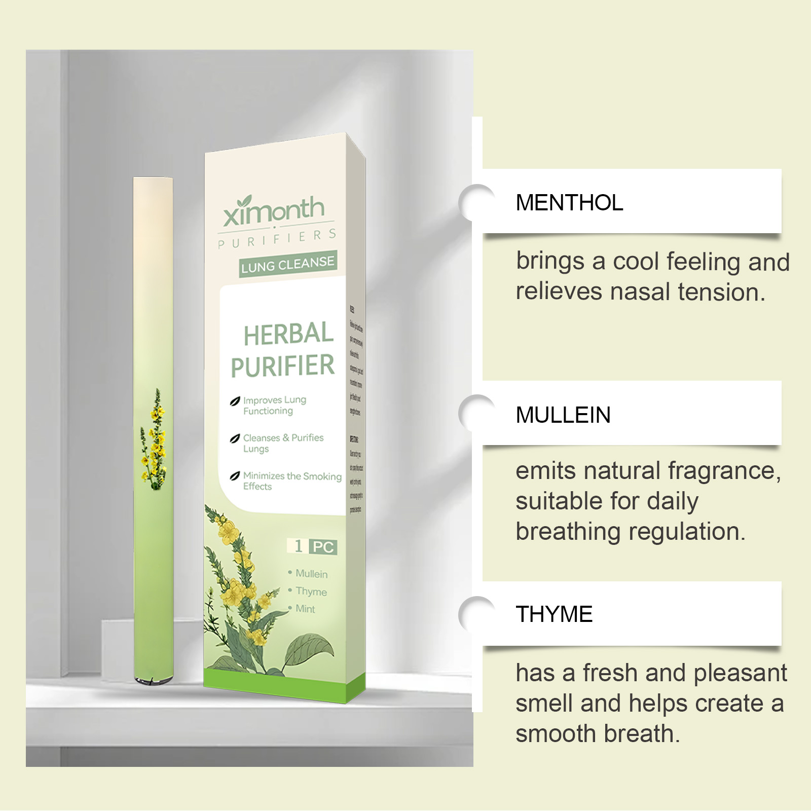 Natural Herbal Breathing Stick - Herbal Wellness For You review and price