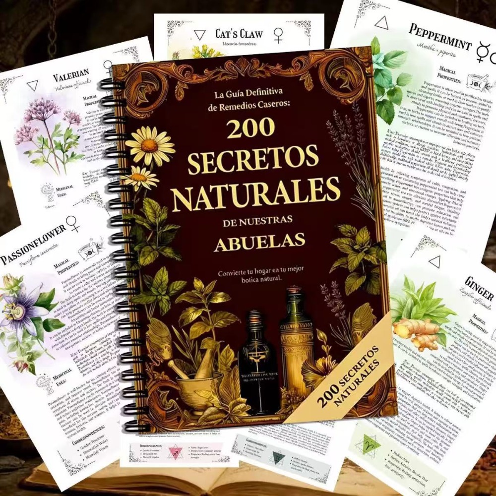 200 Natural Secrets A5 Spanish - Herbal Wellness Book review and price